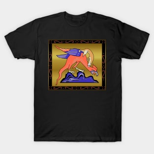 Weasel attack on a Dragon T-Shirt